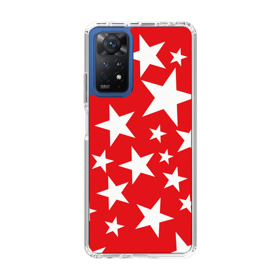 スリムプロテクションケース［ Stars - Red ］