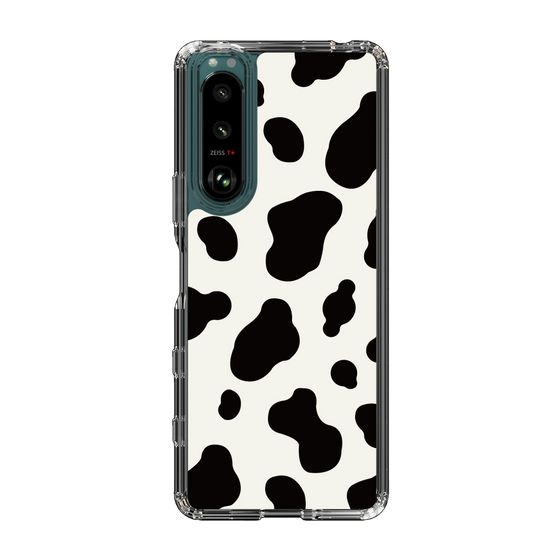 スリムプロテクションケース［ Cow - White ］