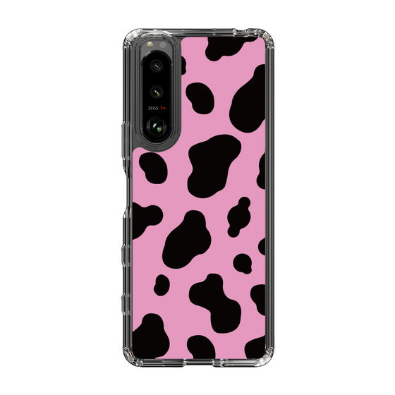 スリムプロテクションケース［ Cow - Pink ］