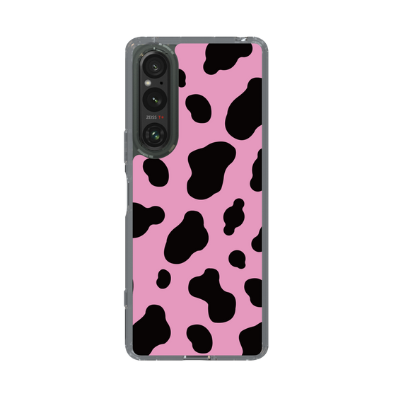 スリムプロテクションケース［ Cow - Pink ］