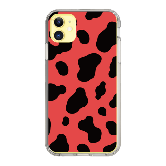 スリムプロテクションケース［ Cow - Red ］