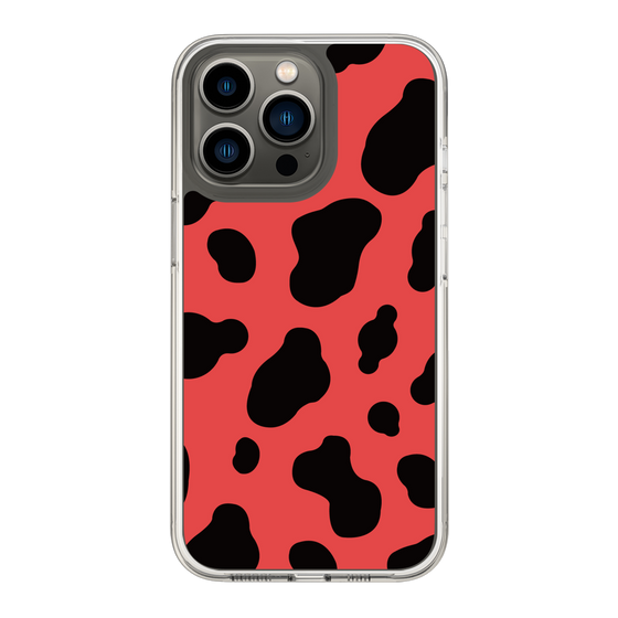 スリムプロテクションケース［ Cow - Red ］
