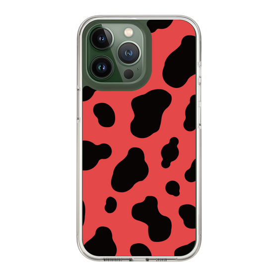 スリムプロテクションケース［ Cow - Red ］