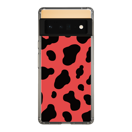 スリムプロテクションケース［ Cow - Red ］