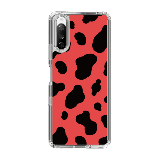 スリムプロテクションケース［ Cow - Red ］