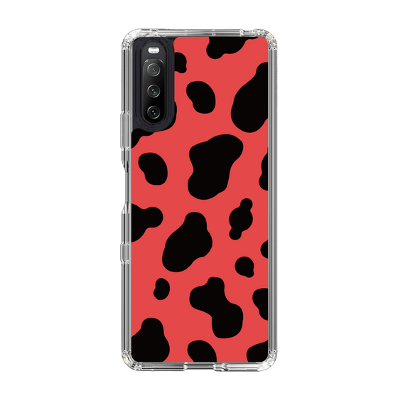 スリムプロテクションケース［ Cow - Red ］