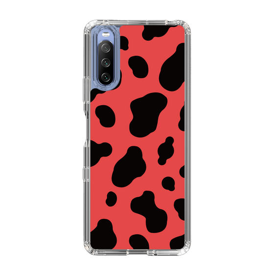 スリムプロテクションケース［ Cow - Red ］