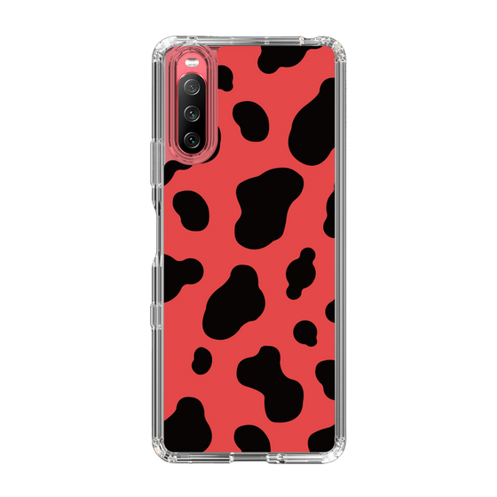 スリムプロテクションケース［ Cow - Red ］