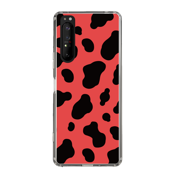 スリムプロテクションケース［ Cow - Red ］