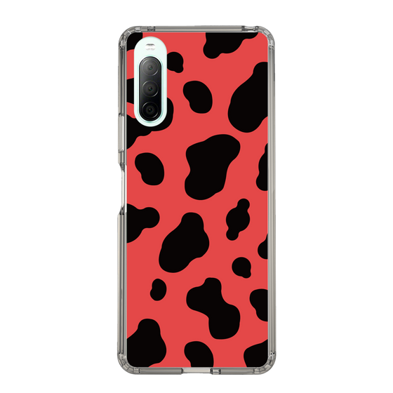 スリムプロテクションケース［ Cow - Red ］