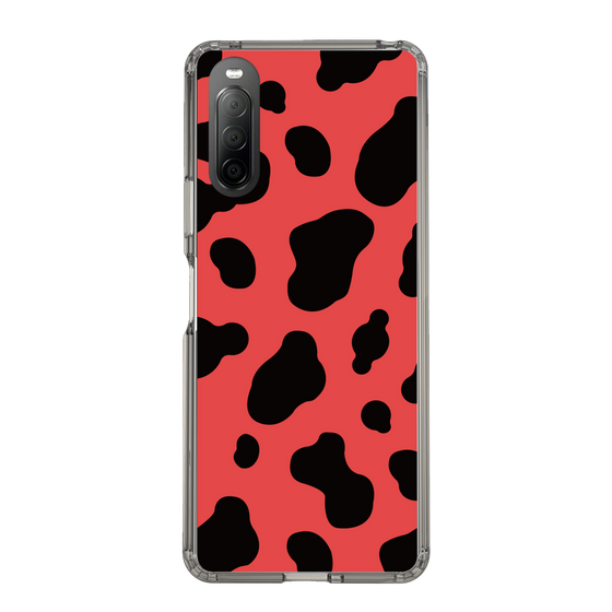 スリムプロテクションケース［ Cow - Red ］