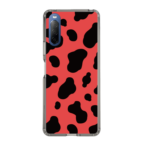 スリムプロテクションケース［ Cow - Red ］