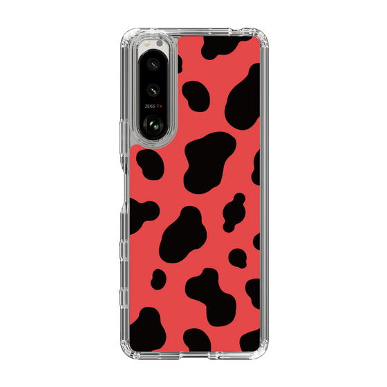 スリムプロテクションケース［ Cow - Red ］