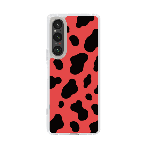 スリムプロテクションケース［ Cow - Red ］