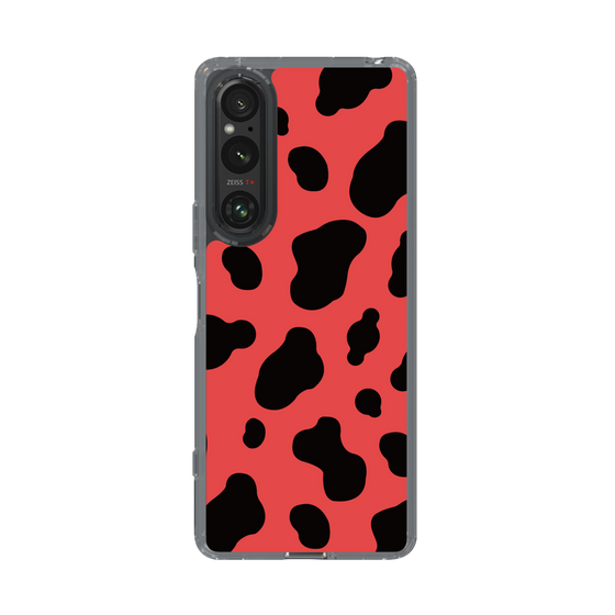 スリムプロテクションケース［ Cow - Red ］