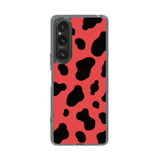 スリムプロテクションケース［ Cow - Red ］