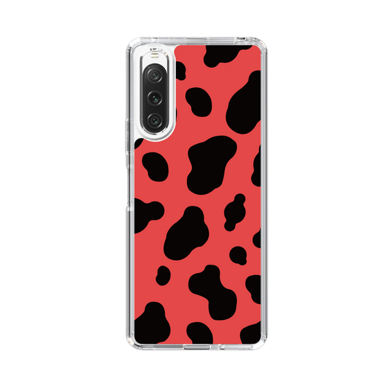 スリムプロテクションケース［ Cow - Red ］