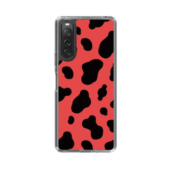 スリムプロテクションケース［ Cow - Red ］