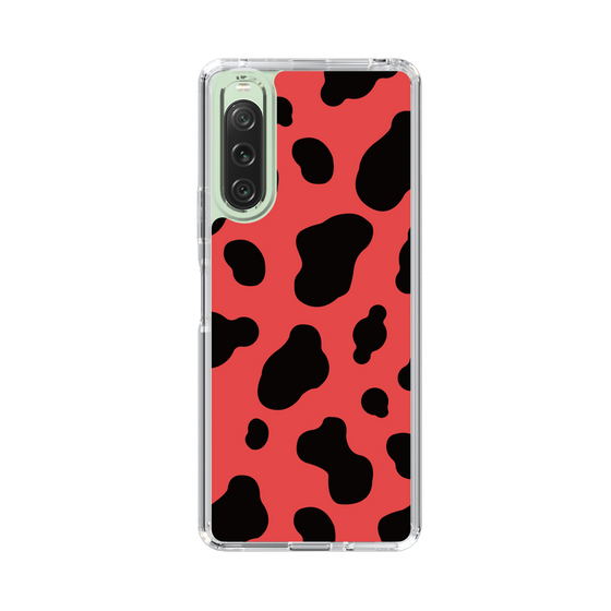 スリムプロテクションケース［ Cow - Red ］