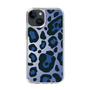 スリムプロテクションケース［ Leopard - Blue ］