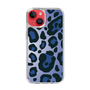 スリムプロテクションケース［ Leopard - Blue ］
