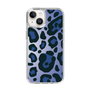 スリムプロテクションケース［ Leopard - Blue ］