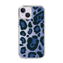 スリムプロテクションケース［ Leopard - Blue ］