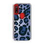 スリムプロテクションケース［ Leopard - Blue ］