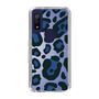 スリムプロテクションケース［ Leopard - Blue ］