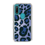 スリムプロテクションケース［ Leopard - Blue ］