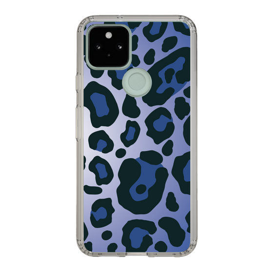 スリムプロテクションケース［ Leopard - Blue ］
