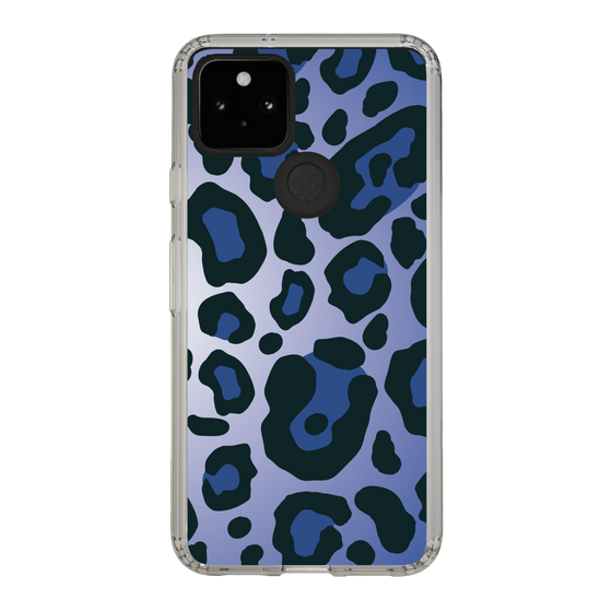 スリムプロテクションケース［ Leopard - Blue ］