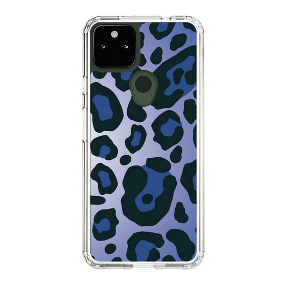 スリムプロテクションケース［ Leopard - Blue ］