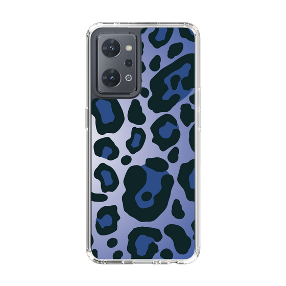 スリムプロテクションケース［ Leopard - Blue ］