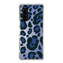 スリムプロテクションケース［ Leopard - Blue ］