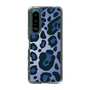 スリムプロテクションケース［ Leopard - Blue ］