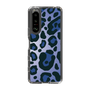 スリムプロテクションケース［ Leopard - Blue ］