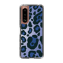 スリムプロテクションケース［ Leopard - Blue ］