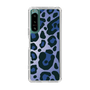 スリムプロテクションケース［ Leopard - Blue ］