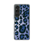 スリムプロテクションケース［ Leopard - Blue ］