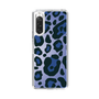 スリムプロテクションケース［ Leopard - Blue ］