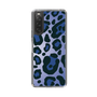 スリムプロテクションケース［ Leopard - Blue ］
