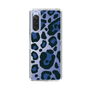 スリムプロテクションケース［ Leopard - Blue ］