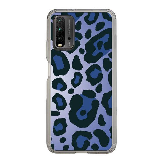 スリムプロテクションケース［ Leopard - Blue ］