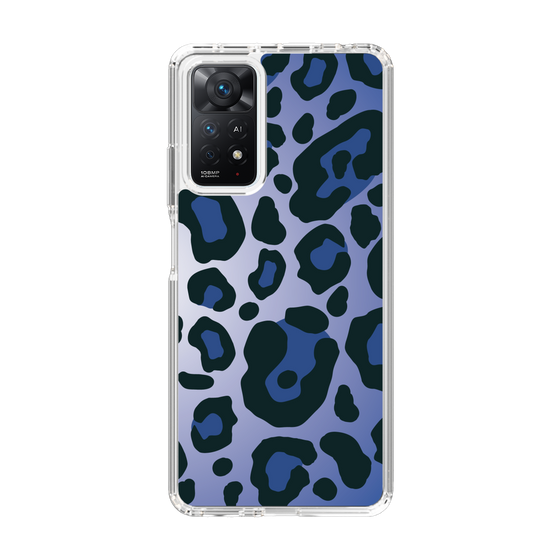 スリムプロテクションケース［ Leopard - Blue ］