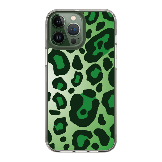 スリムプロテクションケース［ Leopard - Green ］