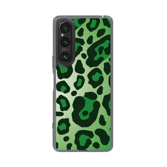 スリムプロテクションケース［ Leopard - Green ］