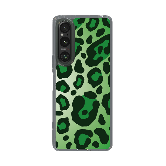 スリムプロテクションケース［ Leopard - Green ］