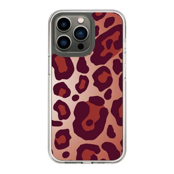 スリムプロテクションケース［ Leopard - Red ］