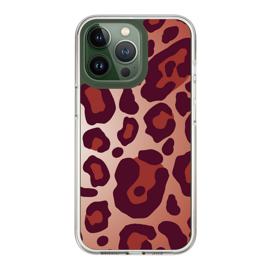 スリムプロテクションケース［ Leopard - Red ］